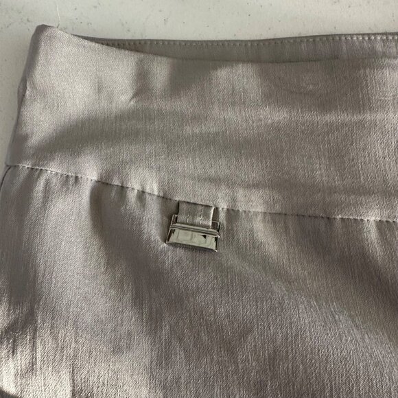 Alfani Womens Pants 12S Beige Stretch Cotton Blend Slim Fit - Picture 7 of 8